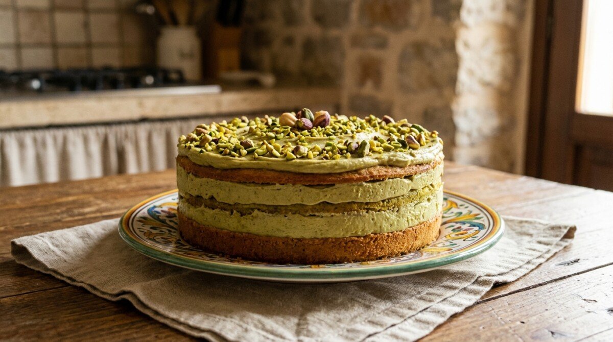 scopri la deliziosa torta al pistacchio siciliana con la nostra ricetta facile e irresistibile, perfetta per conquistare il tuo palato con sapori autentici e tradizionali.