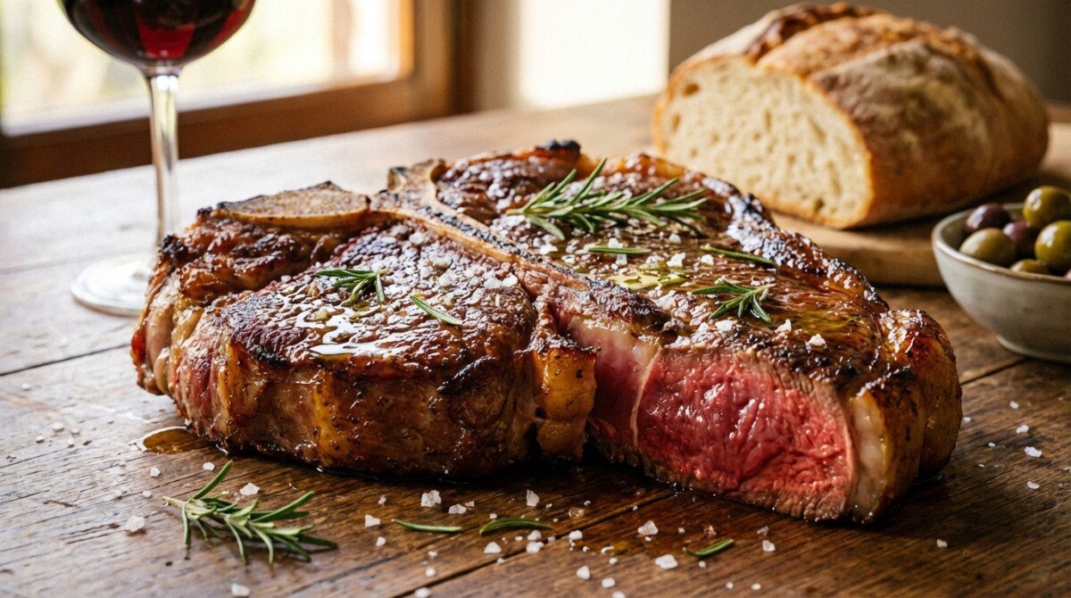 scopri la vera bistecca alla fiorentina con questa ricetta tradizionale toscana, che ti conquisterà con sapori autentici e una cottura impeccabile.