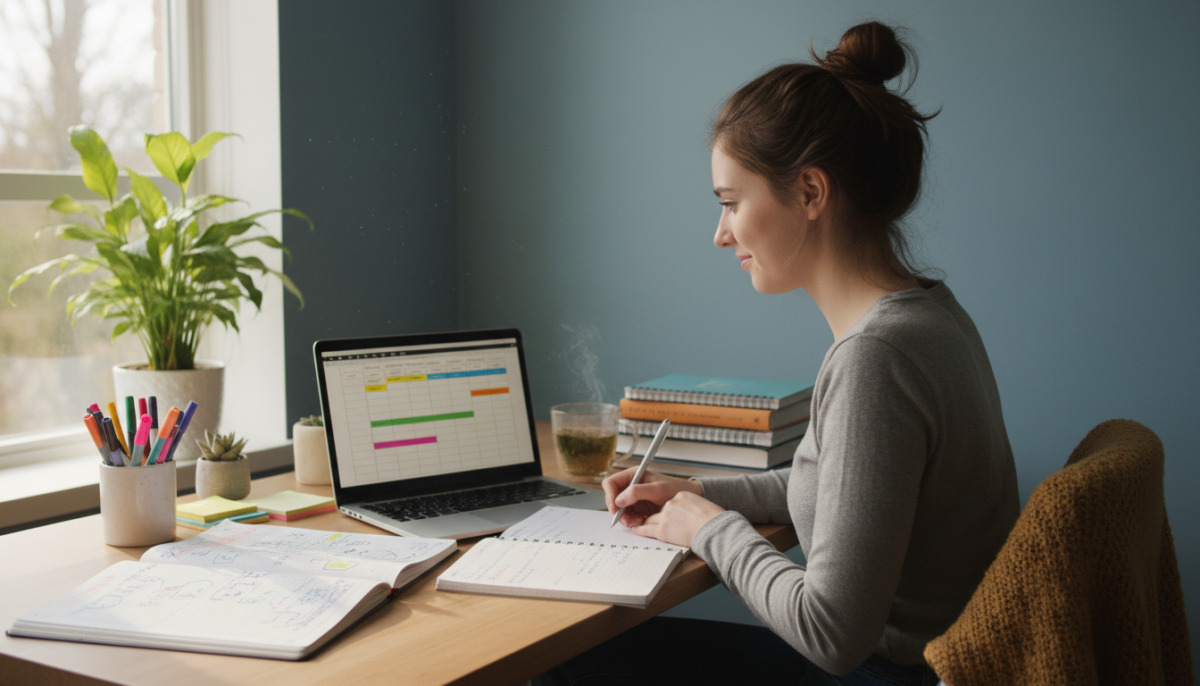 scopri strategie pratiche e un piano settimanale efficace per gestire lo stress scolastico e migliorare il tuo benessere durante l'anno accademico.