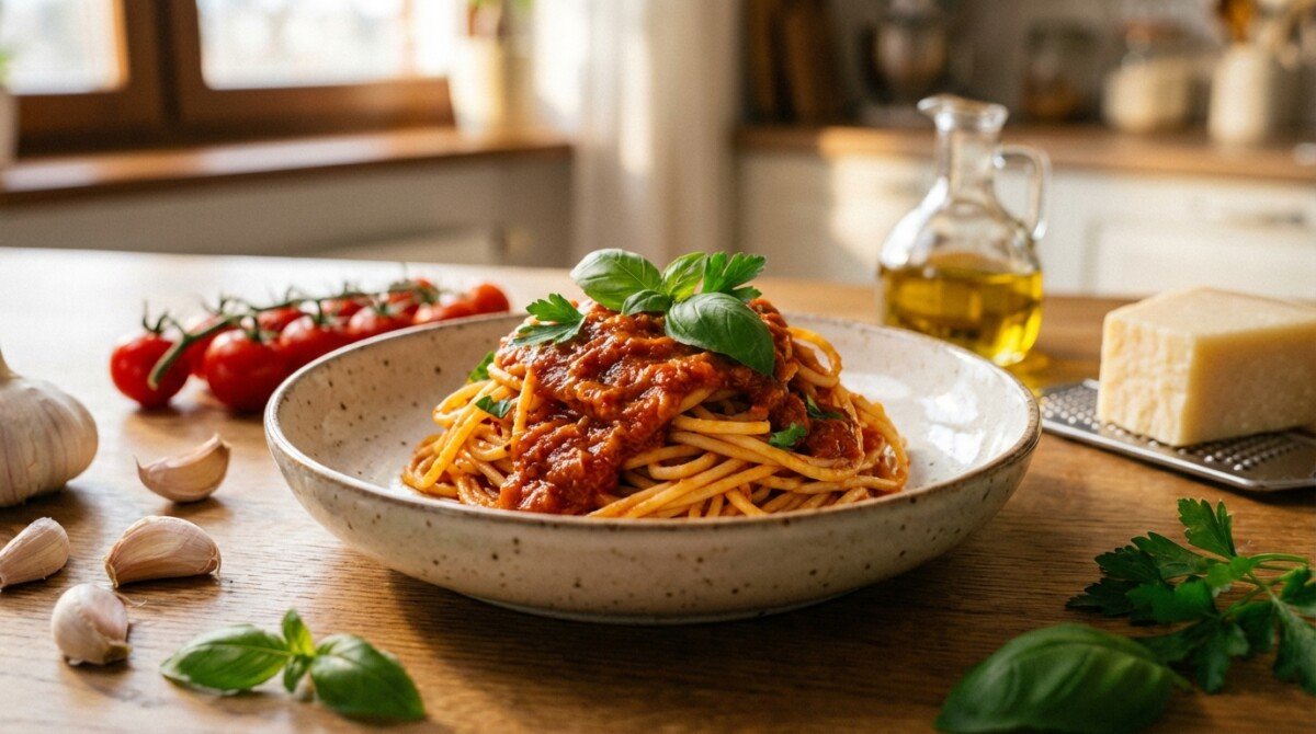 scopri la ricetta del sugo economico per pasta: facile, veloce e delizioso, perfetto per risparmiare senza sacrificare il gusto.