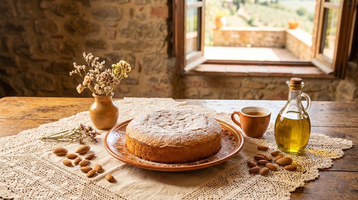 « Un piacere che torna sempre! »: questo delizioso dolce alle mandorle, soffice e gustoso, senza nemmeno un grammo di burro!