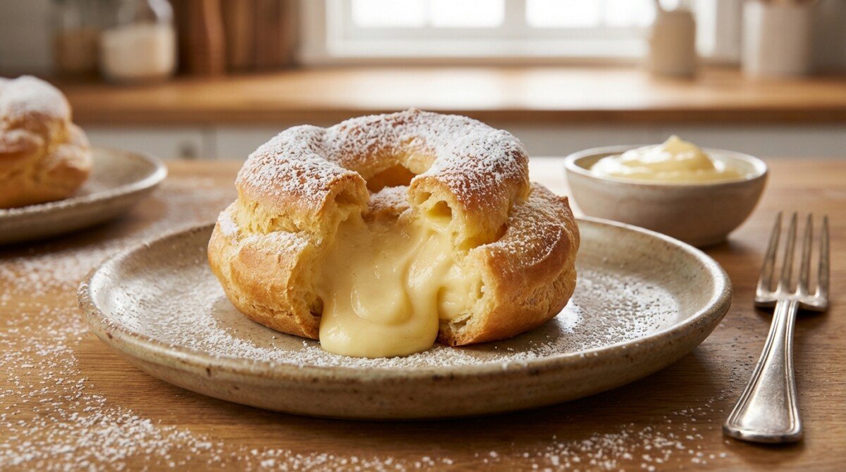 scopri la ricetta segreta delle zeppole al forno con crema, un dolce soffice e irresistibile che conquisterà tutta la famiglia. facile da preparare e perfetto per ogni occasione.