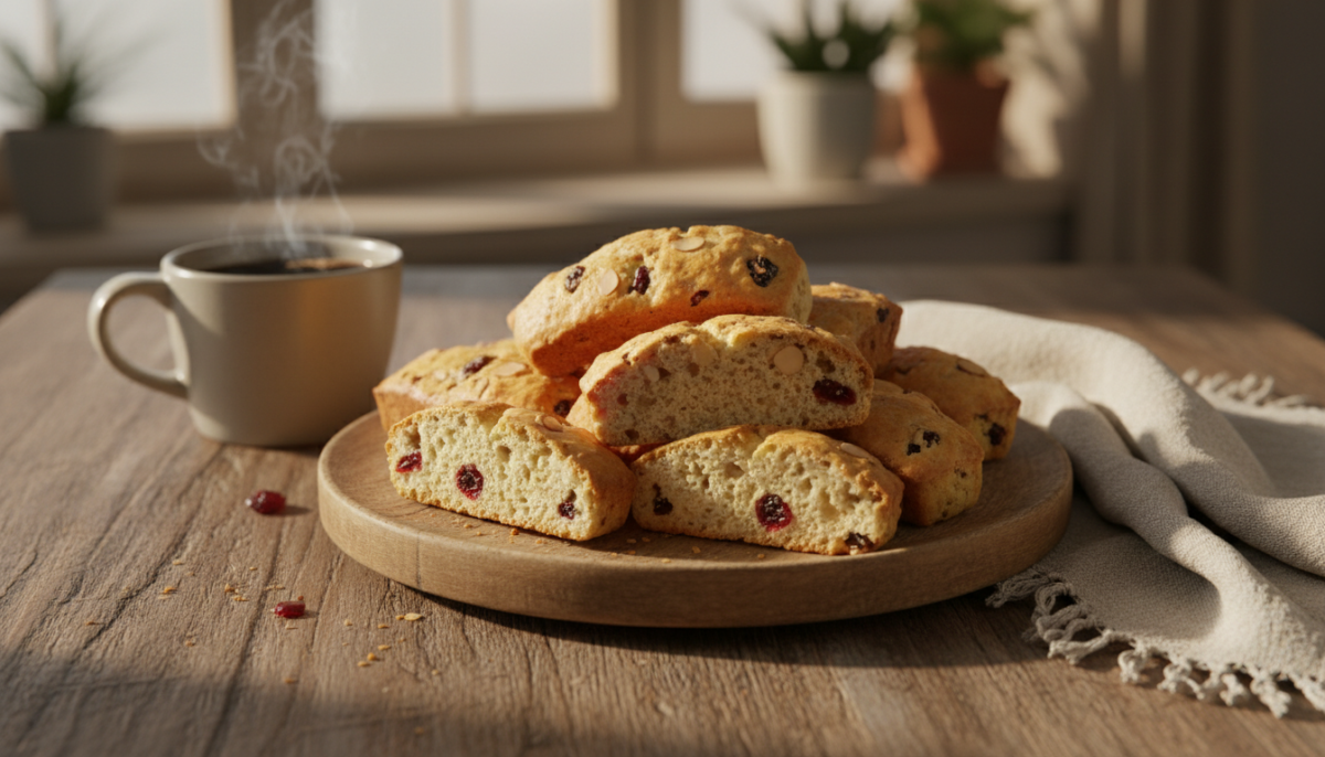 deliziosi biscotti morbidi da colazione, perfetti per iniziare la giornata con un tocco di dolcezza e buon umore.