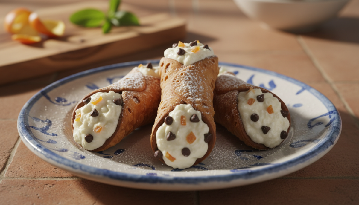 deliziosi cannoli siciliani con cialda leggera, perfetti per gustare un dolce tradizionale e sfizioso in ogni occasione.