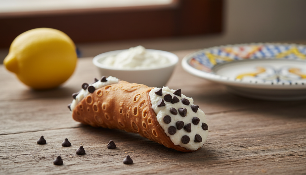 scopri la storia autentica dei cannoli siciliani con gocce di cioccolato e impara la ricetta tradizionale per prepararli a casa, gustando un dolce tipico della sicilia.