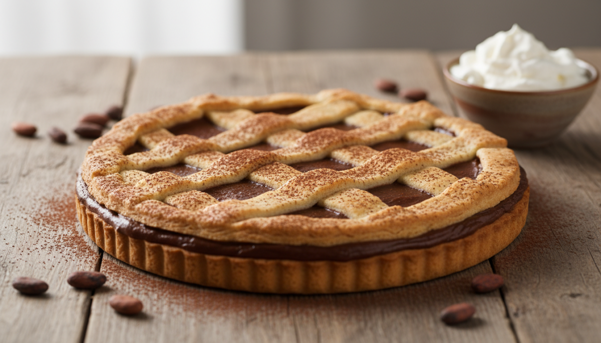 scopri come preparare una crostata al cacao e crema con questa ricetta semplice e veloce. un dolce irresistibile perfetto per ogni occasione.