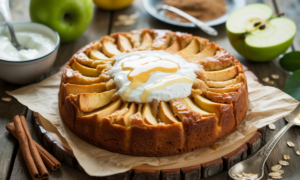 scopri la torta di mele con yogurt greco, la colazione perfetta per il benessere intestinale secondo un medico. gusta un inizio giornata sano e gustoso!