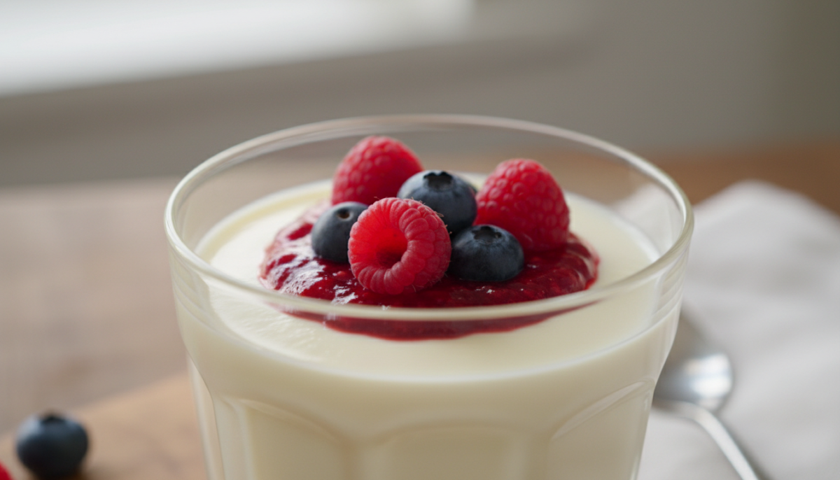 scopri come preparare una panna cotta veloce con soli 3 ingredienti, un dessert semplice e gustoso perfetto per ogni occasione.