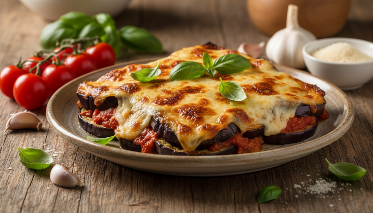 scopri la ricetta facile e veloce della parmigiana al forno, un piatto gustoso e perfetto per tutti i gusti. ideale per una cena saporita in poco tempo.