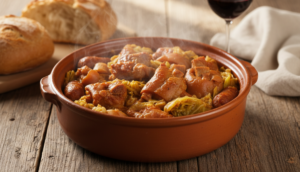 scopri una ricetta semplice per preparare la cassoeula in pentola, perfetta per un pranzo tradizionale italiano ricco di sapori autentici.