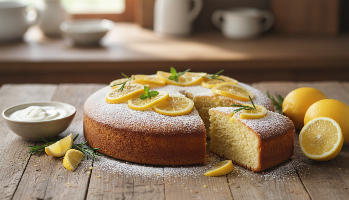 scopri la ricetta semplice e fresca della torta allo yogurt e limone, perfetta per ogni occasione, dal dessert di famiglia alle feste con gli amici.