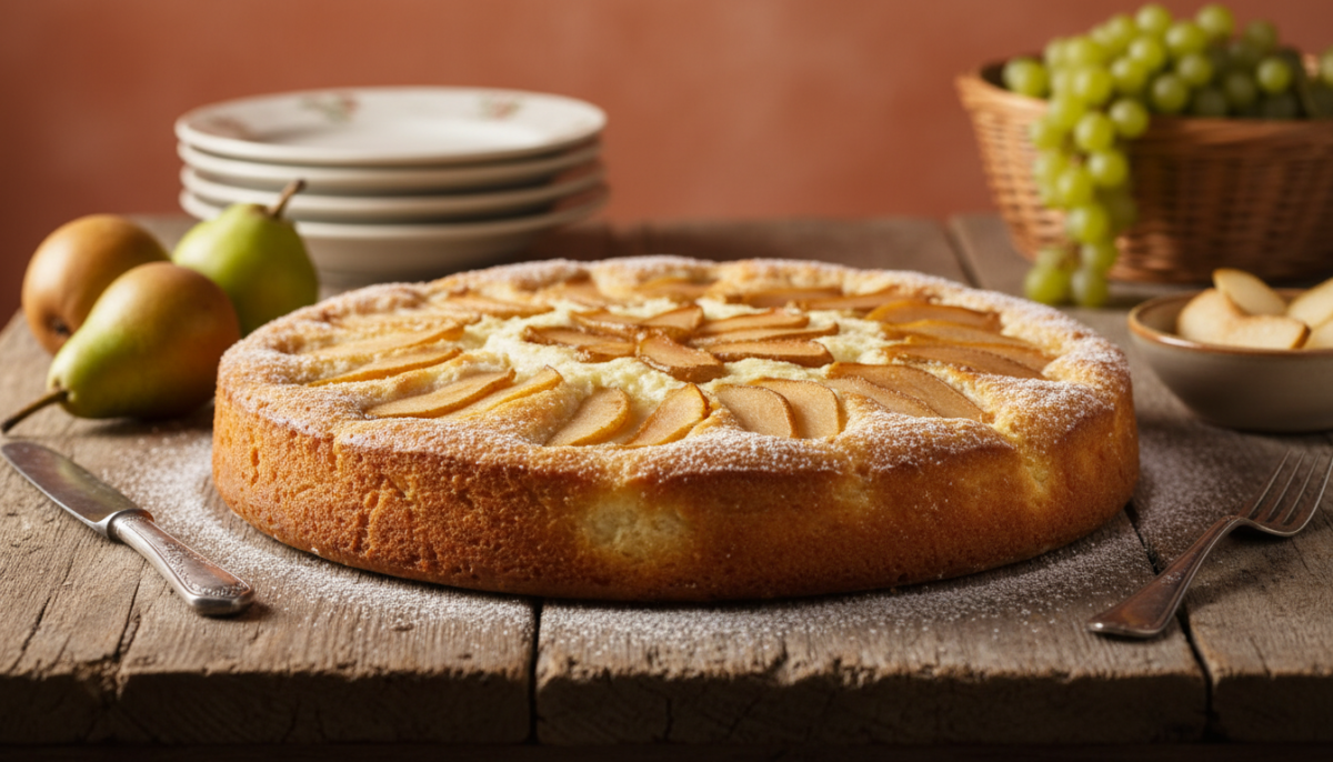 scopri la torta di ricotta e pere campana, un dolce tradizionale italiano preparato con frutta fresca e ingredienti genuini, perfetto per ogni occasione.