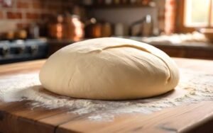 Questa pizza fatta in casa è talmente buona che potresti venderla 12 ore di frigo, 4 ore fuori, 500 g di farina, 4 g di lievito secco e 300°C su pietra senza mattarello