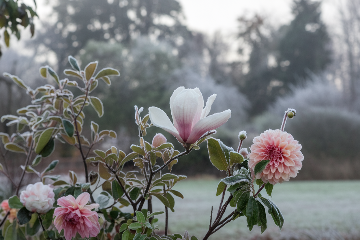 Immagine illustrativa: Questo segnale visibile su magnolia, camellia e dahlia è quello che tradisce