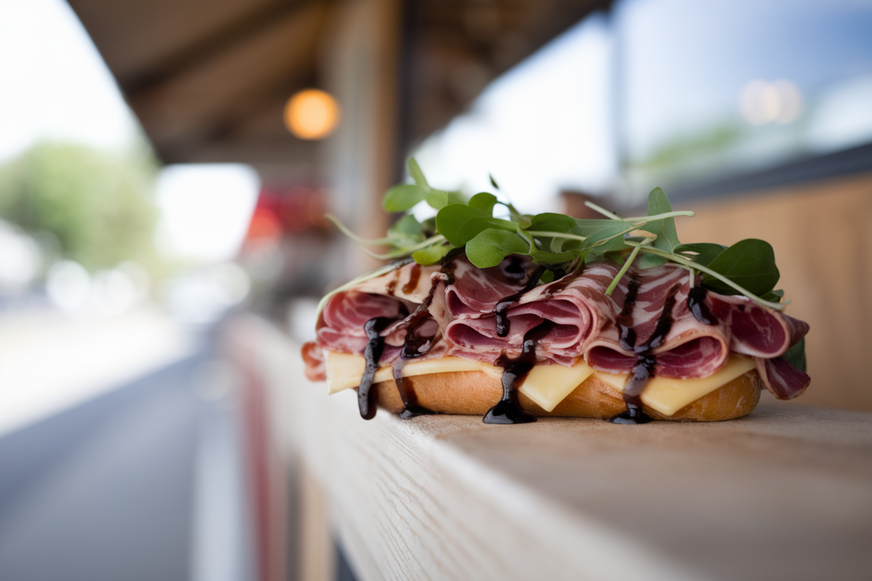 Panino gourmet con maionese all’Aceto Balsamico di Modena IGP