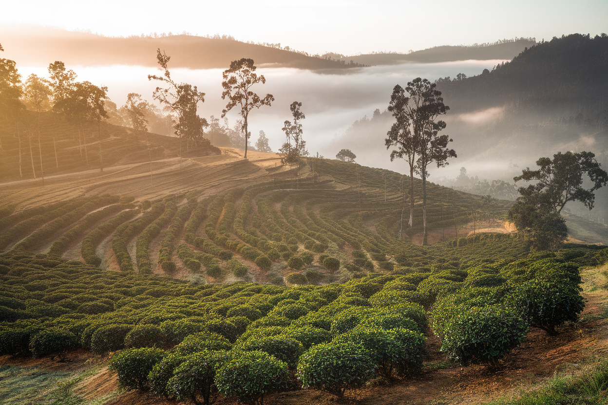 Piantagione di caffè con alberi ombra oltre gli 800 metri