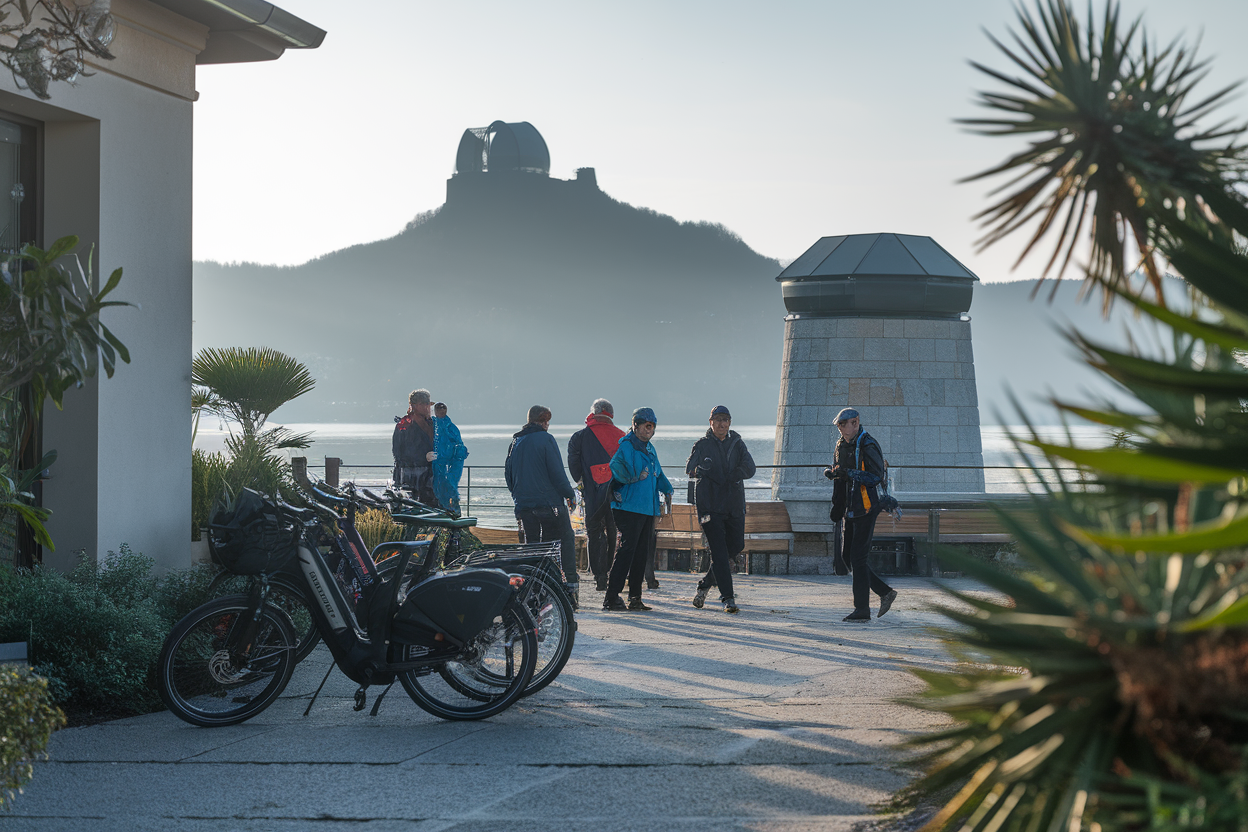 Villa storica sul lago con e-bike e Monte Generoso sullo sfondo