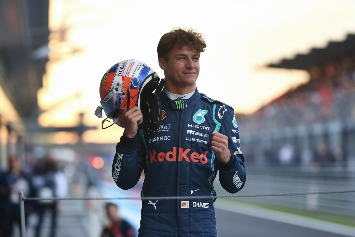 Pilota italiano ventenne sul podio del nuovo tracciato Madring
